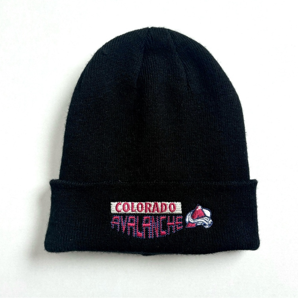 NHL Colorado Avalanche Black Beanie Hat